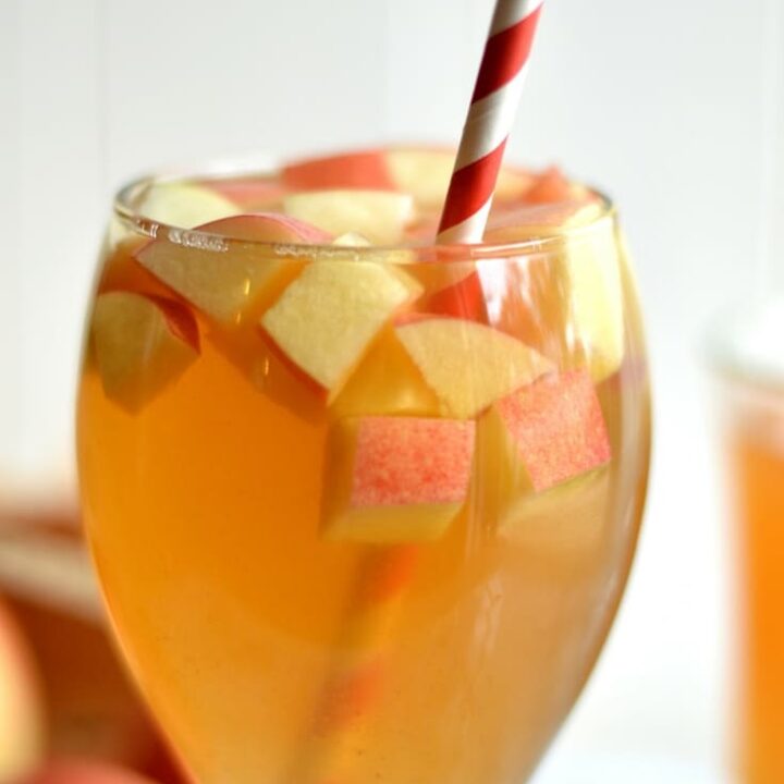 One Glass Apple Cider Sangria