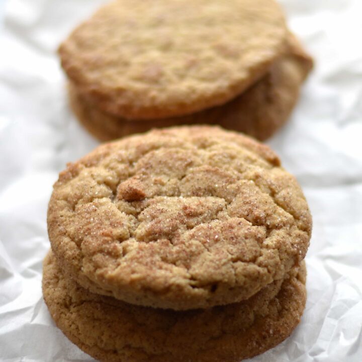 White Chocolate Snickerdoodle Cookies