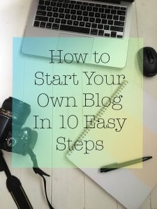 start your own blog