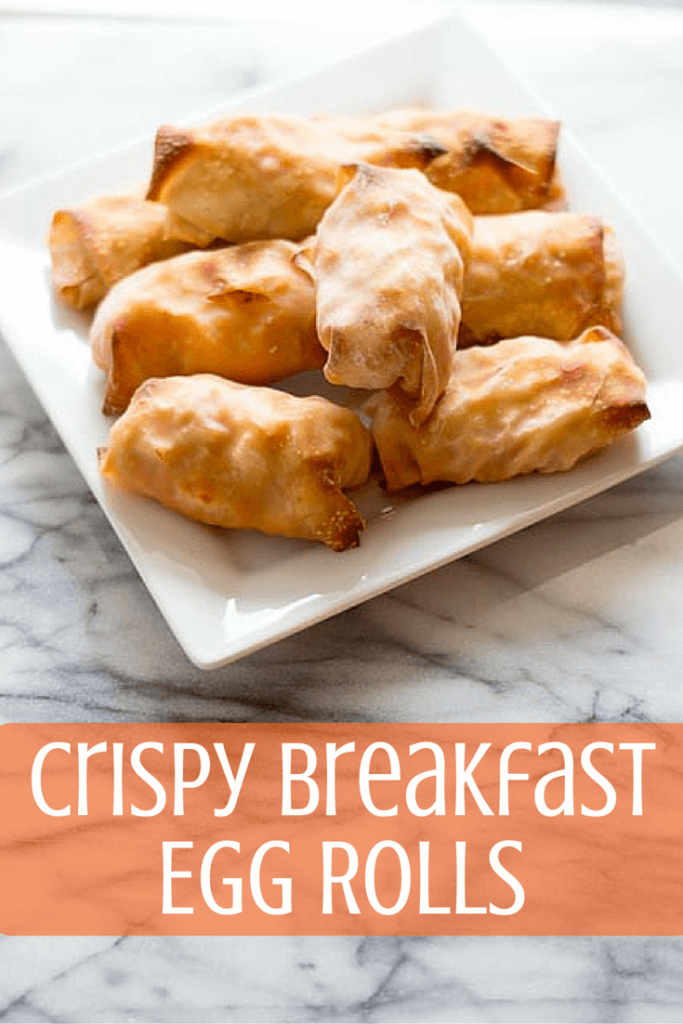 Crispy BreakfastEgg Rolls