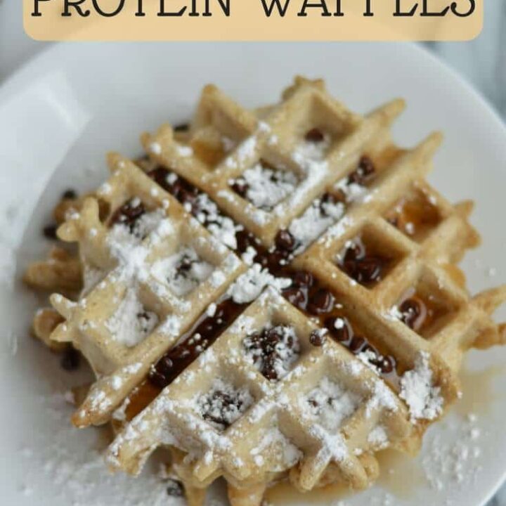 Small Batch Protein Waffles