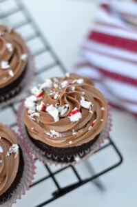 This chocolate mocha cupcake is made from scratch, from cake to frosting. The cake part is a simple chocolate cake batter.
