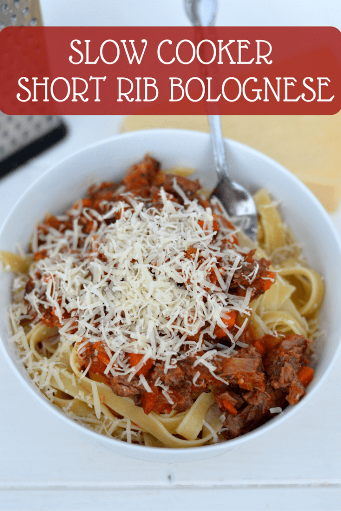 This short rib bolognese is hearty and robust, bursting with flavor from the wine, veggies and sauce.