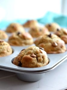 Peanut Butter, Banana and Oatmeal Muffins are the perfect muffins to satisfy any craving!