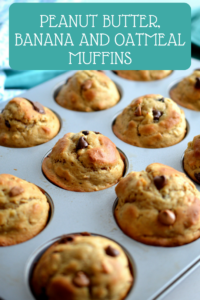Peanut Butter, Banana and Oatmeal Muffins are the perfect muffins to satisfy any craving!