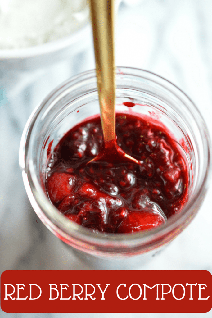 A delightful red berry blend reduced down to a sweet and delicious compote.