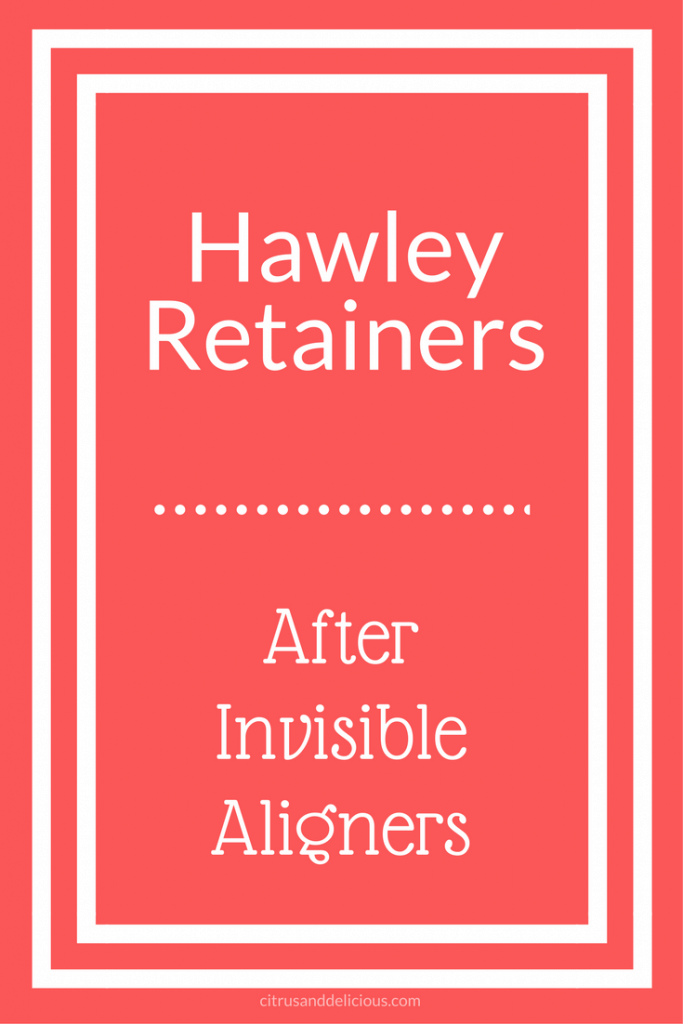 Hawley Retainers after Invisible Aligners graphic