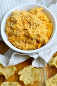 Slow Cooker Buffalo Chicken Dip - made entirely in the slow cooker!
