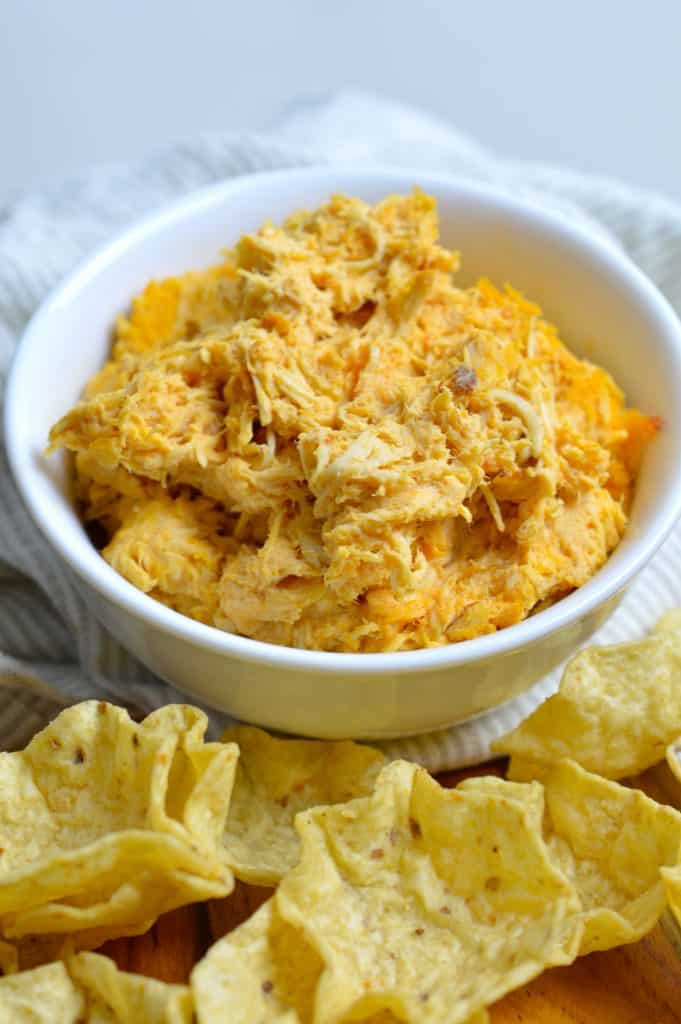 Slow Cooker Buffalo Chicken Dip - made entirely in the slow cooker! 